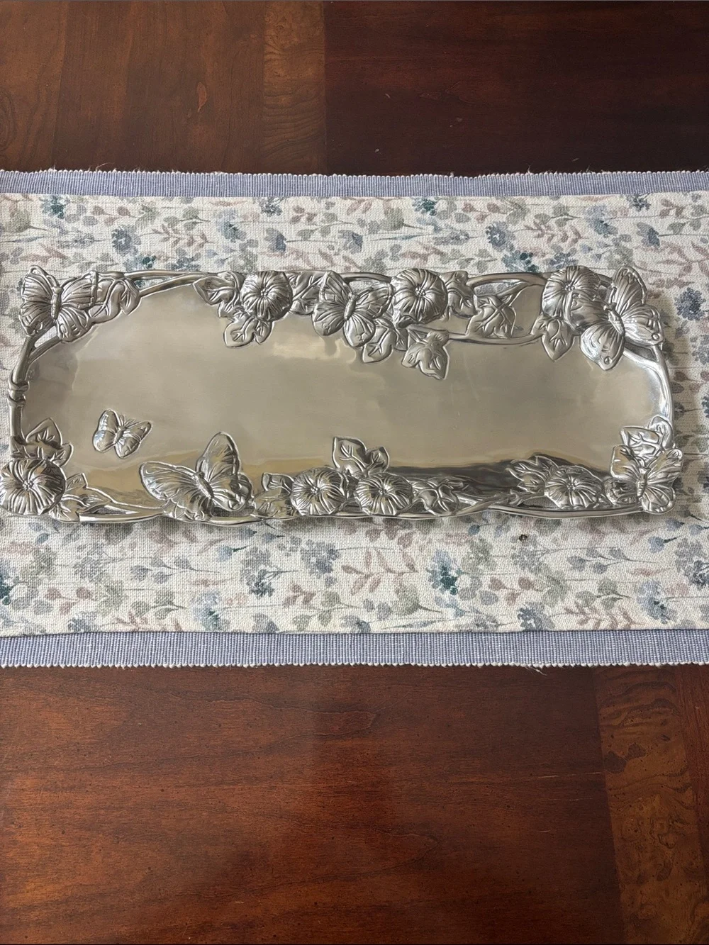 Arthur Court Designs Butterfly Oblong Tray